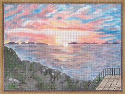Sunset Off Ponza, Italy