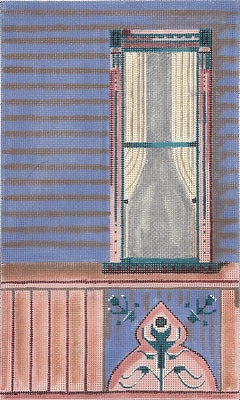 Victorian Painted Lady Window
