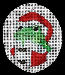 It's Not Easy Being Green Santa