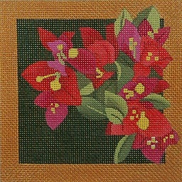 Paradise In Red Flowers - Bougainvillea