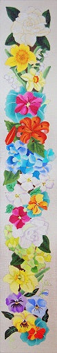 Floral Bell Pull