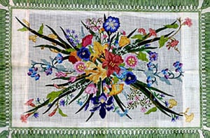 Tassel Flowers - Fringe Border