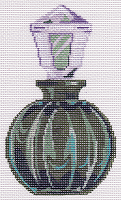 Round Green Perfume Bottle