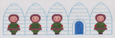 Igloo with Eskimos