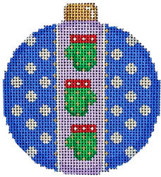 Mittens Dots Ball Ornament