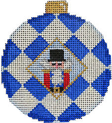 Nutcracker / Harlequin Ball Ornament