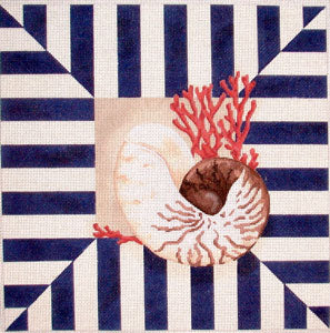 Shell / Coral Stripes
