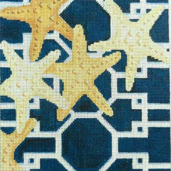 Starfish on Lattice / Navy