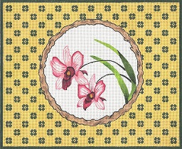 Twig Frame - Orchids