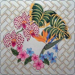 Tropical Pillow / Lattice Border