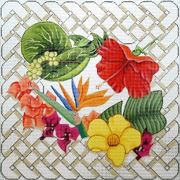 Floral Lattice Border 3