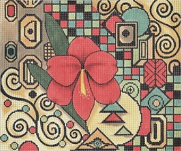 Geometric / Floral Pillow
