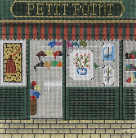 French Scenes - Needlepoint Shop
