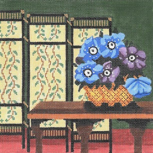 Still Life - Blue Anemones