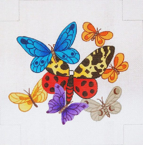 Wall Clock - Butterflies