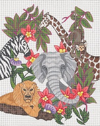 Wall Clock - Wild Animals