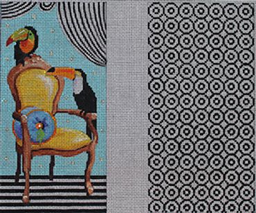 Toucans on Chair