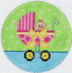 Pink Baby Carriage