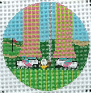 Golf Feet - Women - Pink Checks