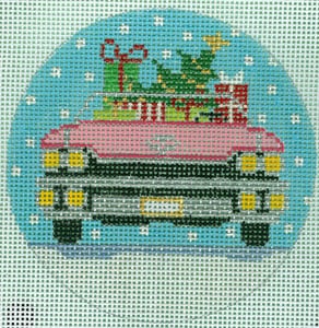 Pink Caddy Christmas
