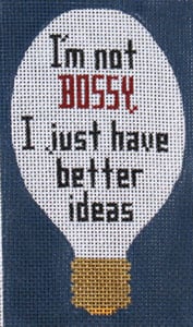 I'm not bossy......