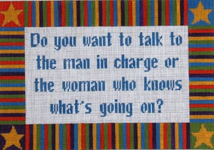 Do you want to talk to the man in charge...