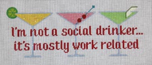 I'm not a social drinker...