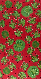 Frogs on Polka Dots w/ Pink Background