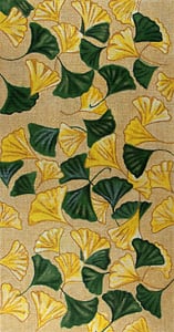 Ginkgo Leaves Collage