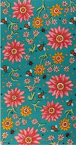 Bumblebees, Ladybugs and Flowers
