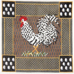 Rooster - Black and White