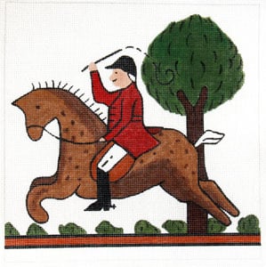 Hunt Pillow - Horse and Tree