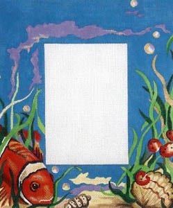 Underwater Fish Scene Blue Background