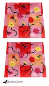 Gerber Daisies On Gingham Checks