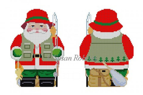 Fishing Santa Two Sided