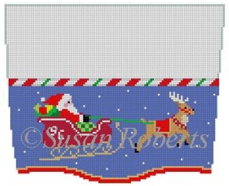 Sleighride Stocking Topper