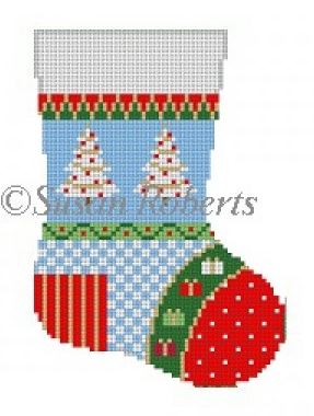 Patchwork Star Mini Sock