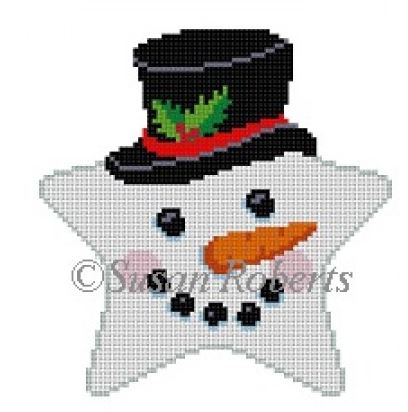 Snowman Face Star