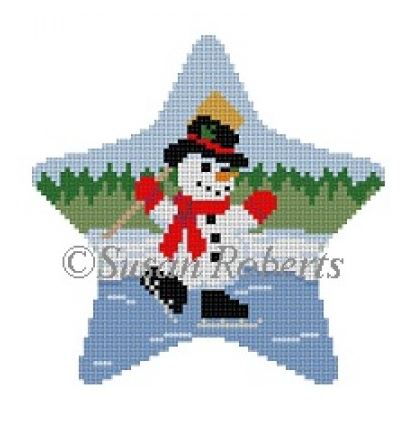 Snowman Dancing on Ice Star