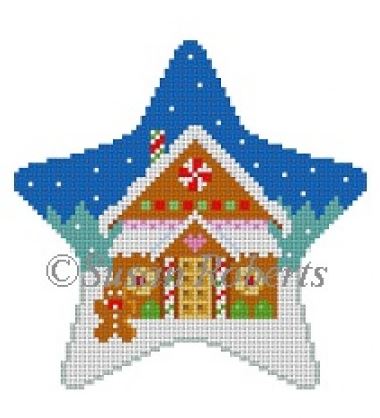 Gingerbread House Star