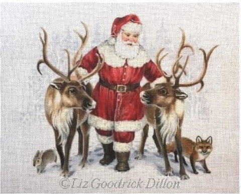 Santa and Reindeer Friends
