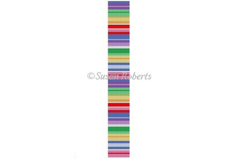 Candy Stripes Key Fob