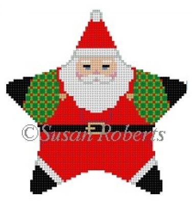 Santa Overalls Star