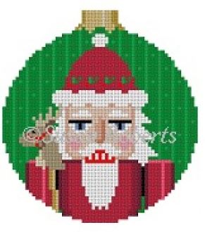 Santa Nutcracker Ornament