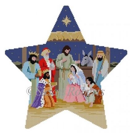 Star Tree Topper Nativity