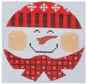 Red Snowman Ornament
