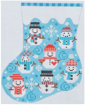 Snowman Mini Stocking