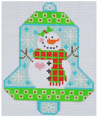 Snowman with Scarf Bell