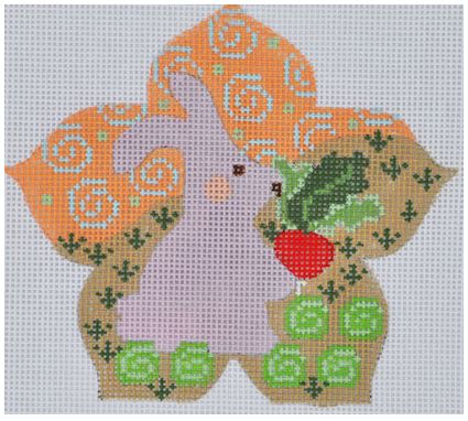 Lavender Bunny with Radish