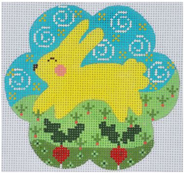 Yellow Bunny with Radish